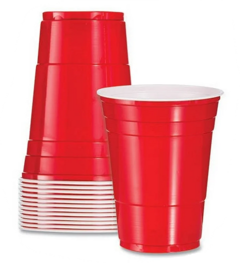 PLASTIC SOLO CUPS  16 OZ 5PK